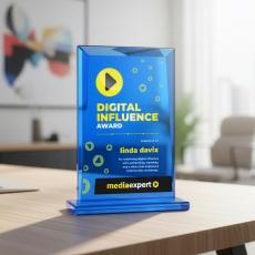 Martello VividPrint Award - Colored Crystal Awards