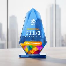 Winstead VividPrint Award - Colored Crystal Awards