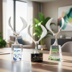 Maverick Eagle Award on Marvel Base - Black - Metal Awards