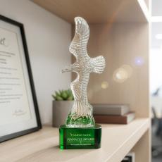 Staffordshire Eagle on Paragon Base - Green - Eagle Awards