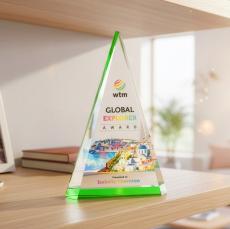 Helston VividPrint Award - Green - Pyramid Awards