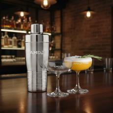 Genoa Shaker & Mauritius Cocktail Set - Cocktail Glasses