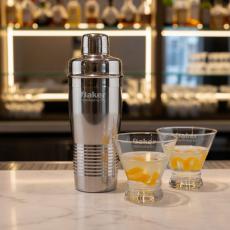 Genoa Shaker & Rideau Martini Set - Cocktail Glasses