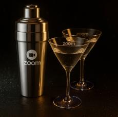 Milano Shaker & Connoisseur Martini Set - Cocktail Glasses