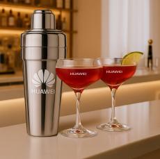 Milano Shaker & Mixology Cocktail Set - Cocktail Glasses