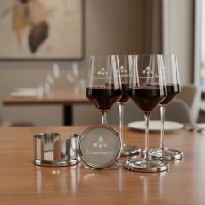 Baldoni Coasters & Tucson Wine Set - Barware Gift Sets