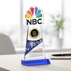 EdgeCraft Tapered VividPrint on Mitered - Blue (via Ocean) - Recognition Awards