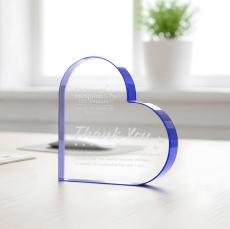 Davina Heart Award - Blue - Recognition Awards