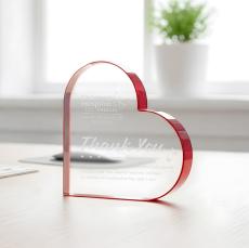 Davina Heart Award - Red - Recognition Awards