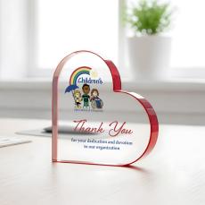  Davina Heart VividPrint Award - Red - Heart Awards