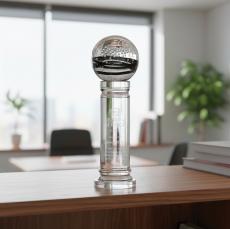 Serenity Award on Colverstone Base - Clear - Art Glass Awards