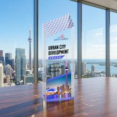 Paluzzi VividPrint Award - Blue - Full Color Awards