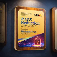 Reston VividPrint Plaque - Walnut Finish/Gold - New Items