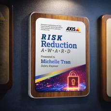 Reston VividPrint Plaque - Walnut Finish/Silver - New Items