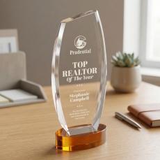 Colorado Award on Base - Amber - Crystal Awards