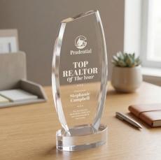 Colorado Award on Base - Clear - Crystal Awards