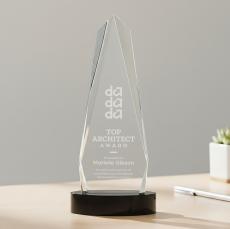 Cheswick Award on Alberton Base - Black - Crystal Awards