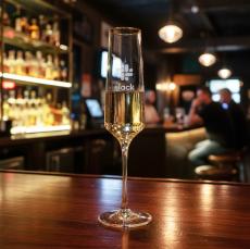 Tucson Gold Rim Flute - Deep Etch - Champagne Flutes
