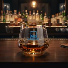 Tucson Gold Rim Whiskey Taster - Imprinted - Whiskey Tasters