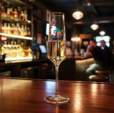 Tucson Gold Rim Flute - VividPrint - Champagne Flutes