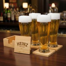 Bamboo Coaster Gift Set - Muskoka - Barware Gift Sets