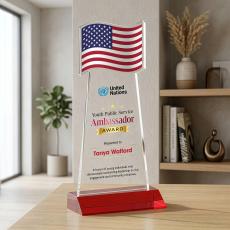 Flag VividPrint Award - Red - New Items