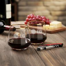 Swiss Force Opener & Tucson Gold Rim Stemless Wine - Barware Gift Sets