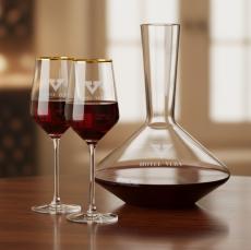 Tucson Carafe & Wine Set - Gold Rim - Carafes