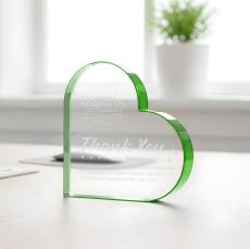 Davina Heart Award - Emerald - Heart Awards