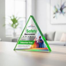 Adler Triangle VividPrint Award - Emerald - New Items