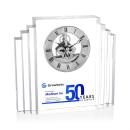 Desford VividPrint&trade; Clock - Silver