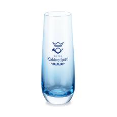 Soudan Stemless Flute Blue - Imprinted - Champagne Flutes