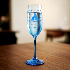 Soudan Flute Blue - VividPrint - Champagne Flutes