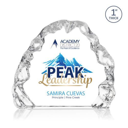 Recognition Awards - Crystal Awards - Spence VividPrint&trade; Iceberg Award