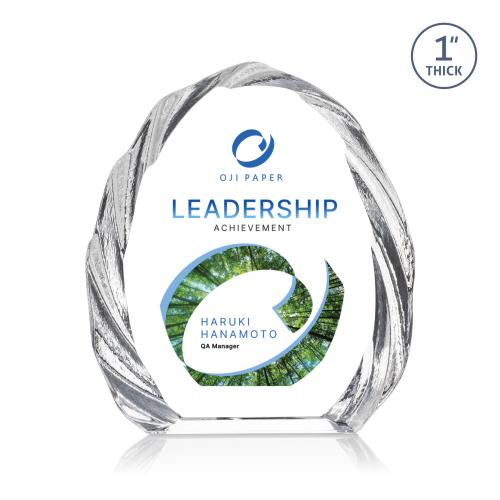 Recognition Awards - Crystal Awards - Tottenham VividPrint&trade; Iceberg Award