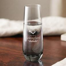 Soudan Stemless Flute Smoke - Deep Etch - Champagne Flutes