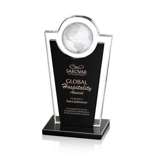 Recognition Awards - Crystal Awards - Fabiola Globe Award - Black