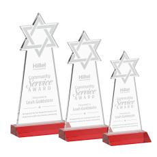 Star of David Award - Red - New Items