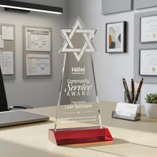 Star of David Award - Red - New Items