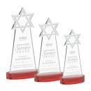 Star of David Award on Alberton Base - Red
