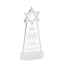 Star of David Award on Alberton Base - White