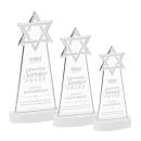 Star of David Award on Alberton Base - White