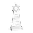 Star of David Award on Hartford Base - Clear
