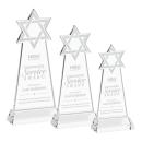 Star of David Award on Hartford Base - Clear