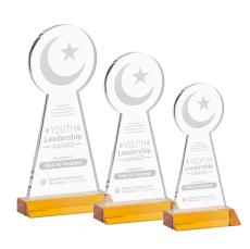 Crescent & Star Award - Amber - Over $150