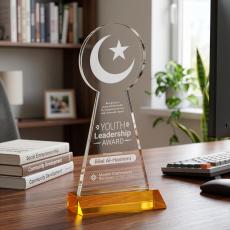 Crescent & Star Award - Amber - Over $150