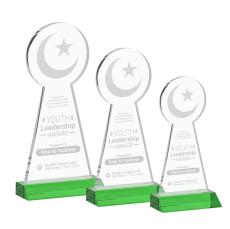 Crescent & Star Award - Green - Over $150