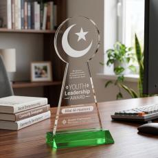 Crescent & Star Award - Green - Over $150