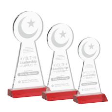 Crescent & Star Award - Red - Over $150