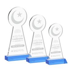 Crescent & Star Award - Sky Blue - Over $150